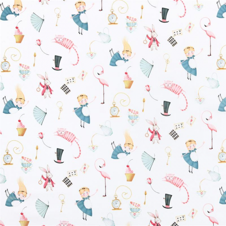 Tissu coton - Merveille multicolore