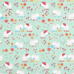 Tissu coton - Galway vert