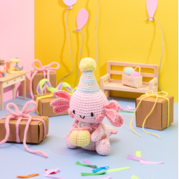 Kit de crochet - Lovie the axolotl - Ricorumi