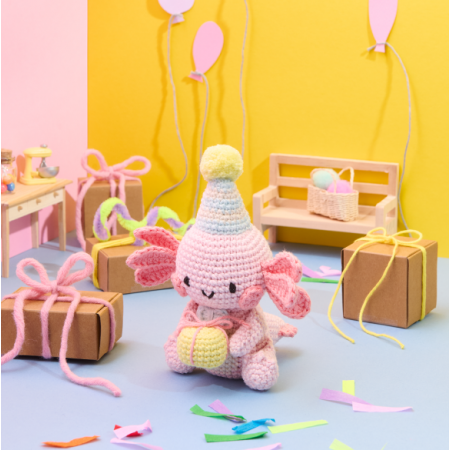 Kit de crochet - Lovie the axolotl - Ricorumi