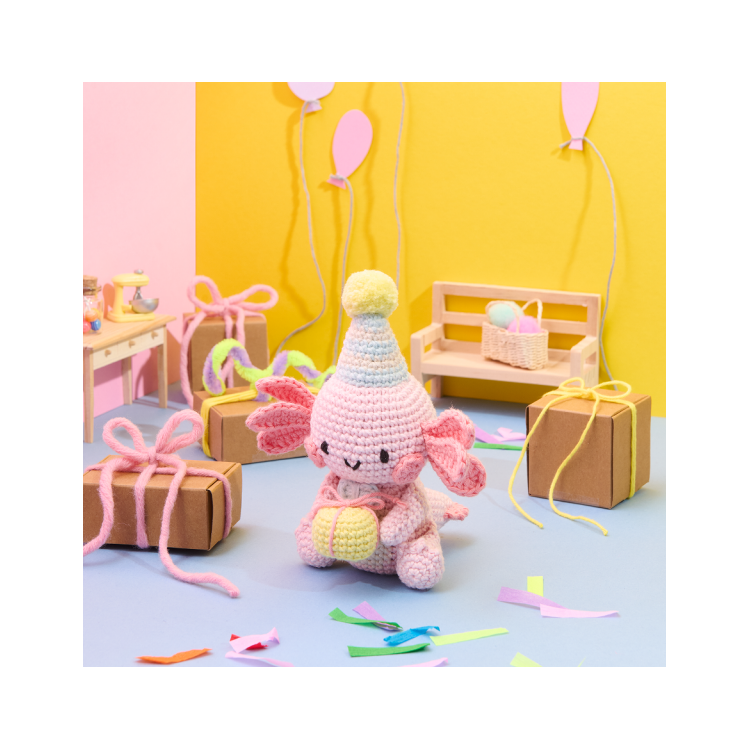 Kit de crochet - Lovie the axolotl - Ricorumi