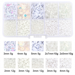 Coffret 80g Rocaille et paillettes