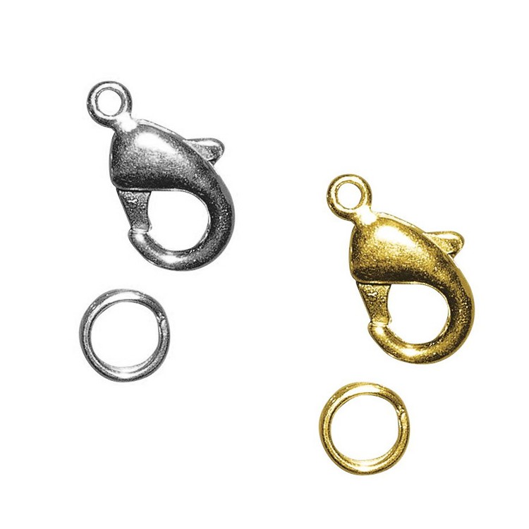 Fermoir carabinier pour bijou en métal