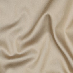 Tissu coton uni satiné - Beige clair