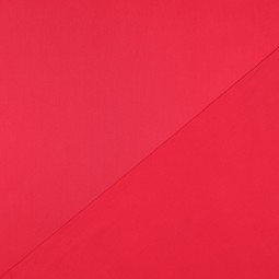 Tissu coton uni satiné - Cerise