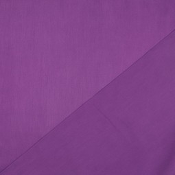 Tissu coton uni satiné - violet foncé
