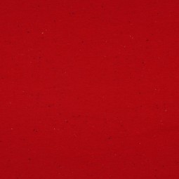 Tissu jersey sweat - rouge moucheté