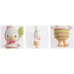 Kit de crochet - Bertie the birthday duckling - Ricorumi