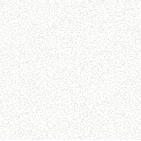Tissu Fantaisie - Essential scroll - White