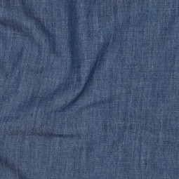 Tissu gabardine - Jean slub indigo clair