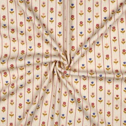 Tissu jersey côtelé - Elisa beige