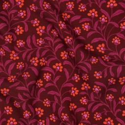 Tissu viscose - Léonie prune