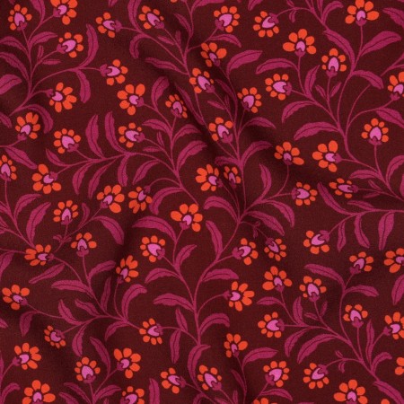 Tissu viscose - Léonie prune