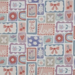 Tissu popeline - Patch Butterfly