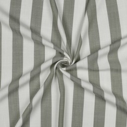 Tissu viscose - rayures vert