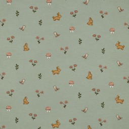 Tissu jersey - Lapins