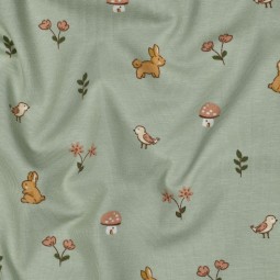 Tissu jersey - Lapins