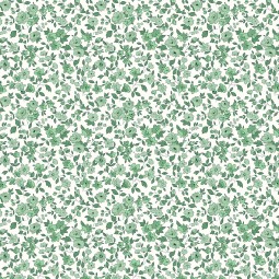 Tissu coton - Léonie vert pastel