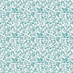 Tissu coton - Léonie bleu pastel