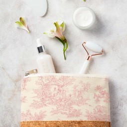 Tissu - Mini pastorale lin rose