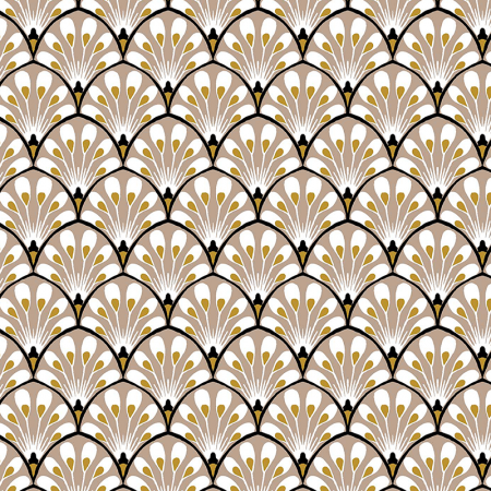 Tissu cretonne - Gaudi beige