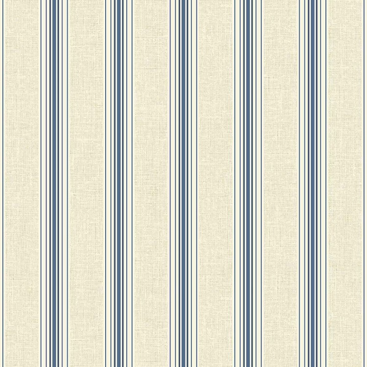 Tissu cretonne - Suzie bleu