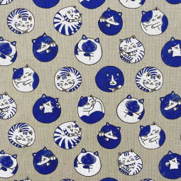 Tissu canvas - Neko