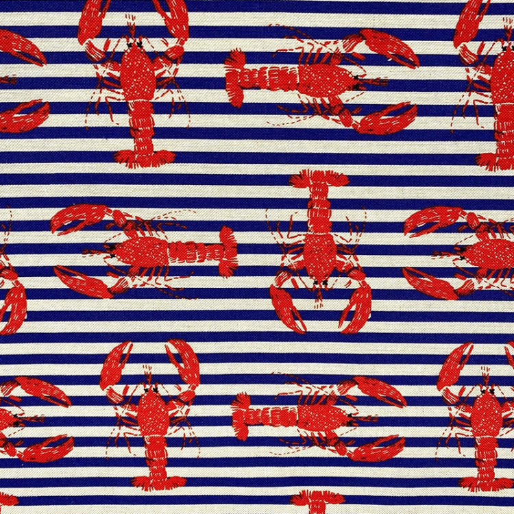 Tissu canvas - Lobster