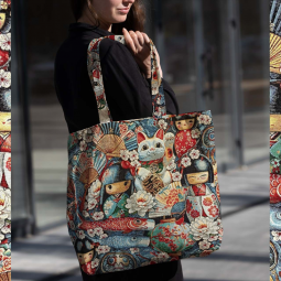 Tissu jacquard - Souvenirs de Kyoto