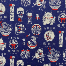 Tissu canvas - Maneki