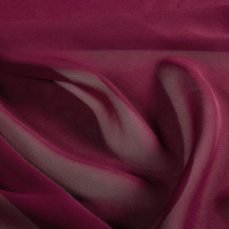 Tissu Voile de polyester - Bordeaux