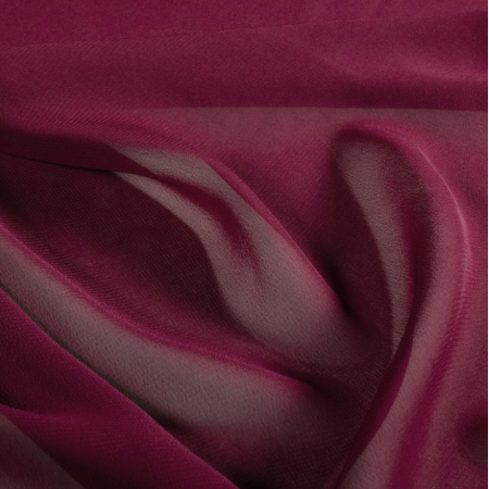 Tissu Voile de polyester - Bordeaux