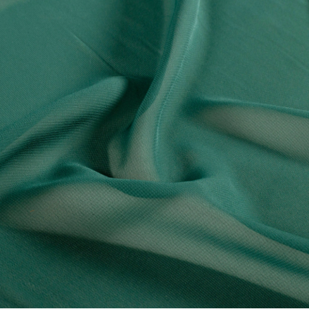Tissu Voile de polyester - Vert foncé