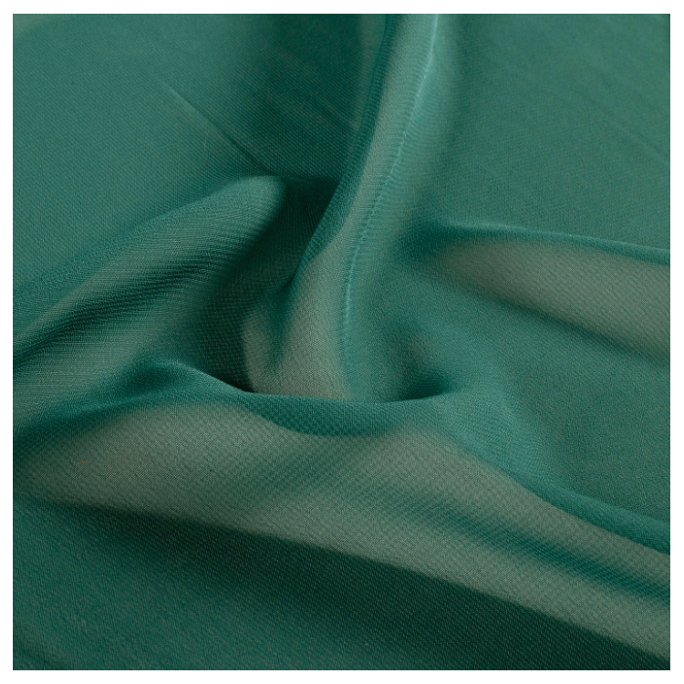 Tissu Voile de polyester - Vert foncé