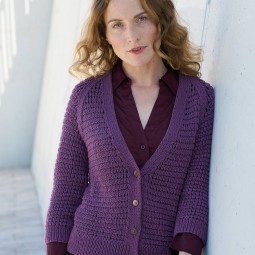 Kit de tricot - Gilet col V - Cotton-camel