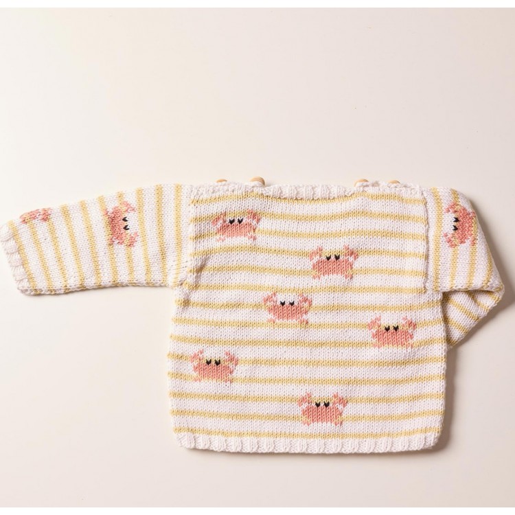 Kit de tricot - Pull crabe - Cotton cashmere