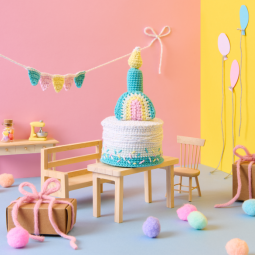 Kit de crochet - Rainbow birthday cake - Ricorumi