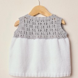 Kit de tricot - Top ajouré - Fair Cotton