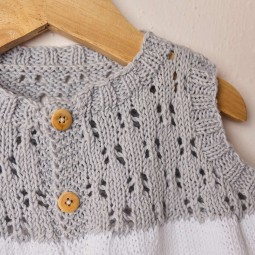 Kit de tricot - Top ajouré - Fair Cotton