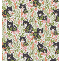 Tissu coton - Obama vert rouge