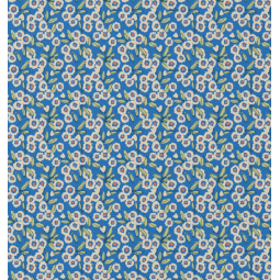 Tissu coton - Fitzia bleu