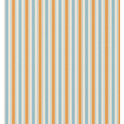 Tissu coton - Lydia bleu orange