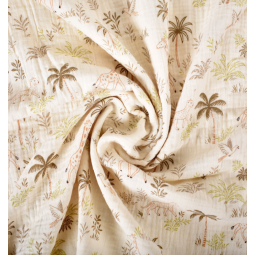 Tissu double gaze - Gokam écru