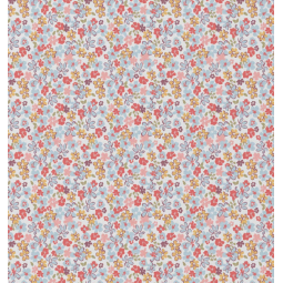 Tissu coton - Joanna bleu