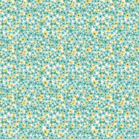 Art Gallery Fabrics - Retro prairie Lagoon - Lagoon