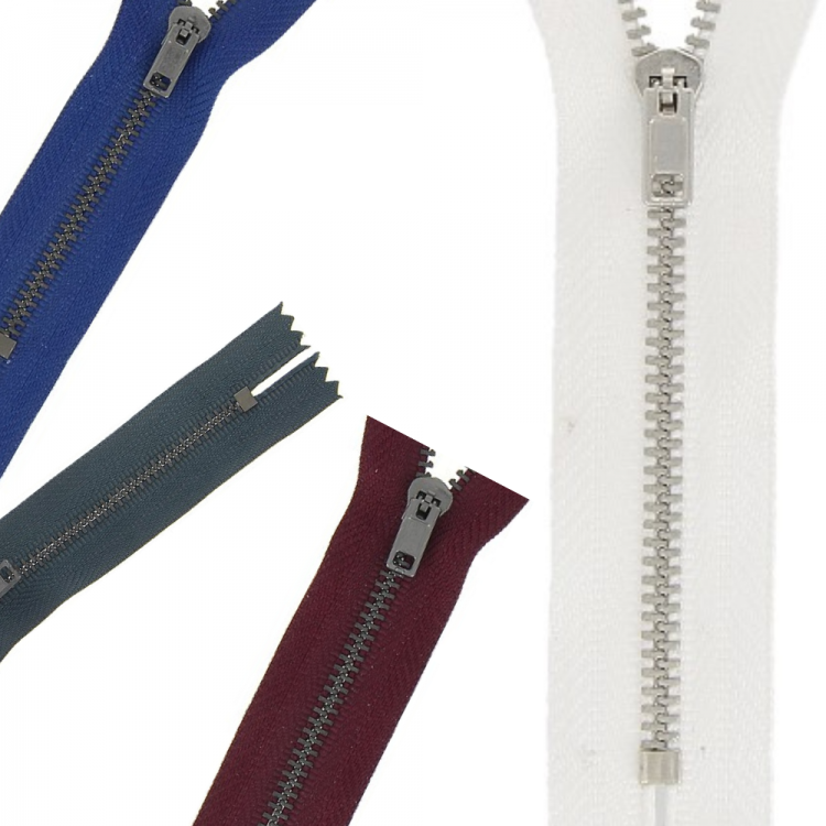 Fermeture à glissière non séparable métal - Spécial Pantalon