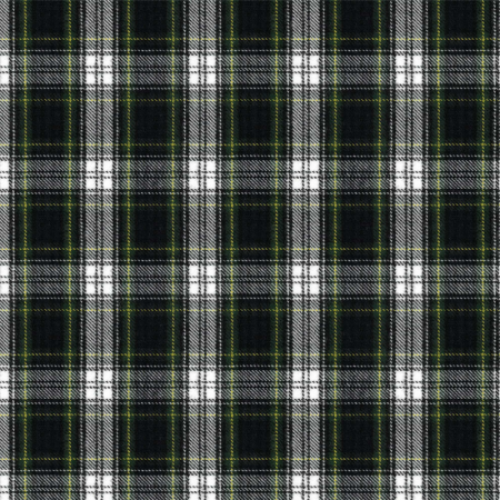 Tissu flanelle - Carreaux blanc vert bleu