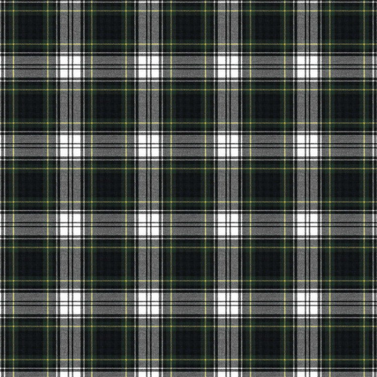 Tissu tartan - Carreaux blanc vert bleu