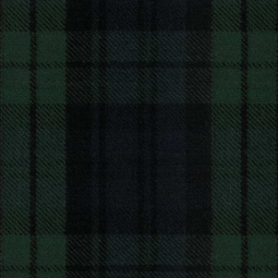 Tissu flanelle - Carreaux vert bleu noir