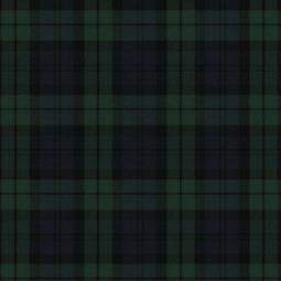 Tissu tartan - Carreaux bleu vert noir